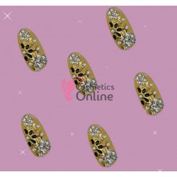 Decoratiuni 3D Metalice 057 Aurii Full Tips 